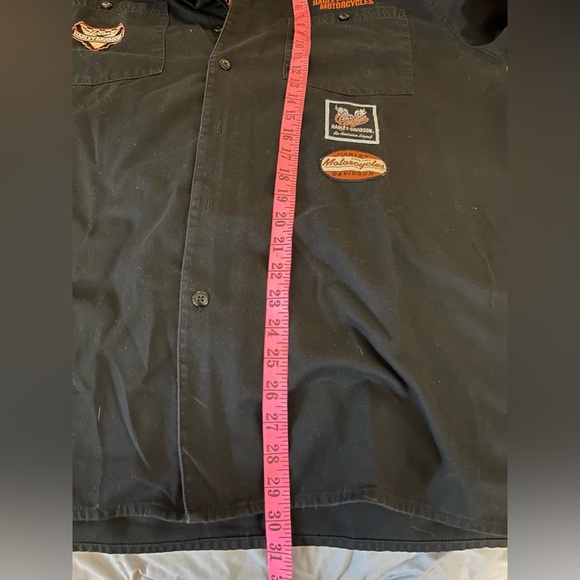 Harley-Davidson Black Casual Button Down Shirt - Picture 3 of 6